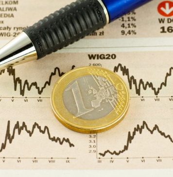 WIG20 – co to jest? Wycinek z gazety przedstawiający wykres WIG20